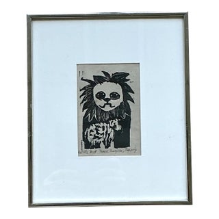 Suzanne Taggart Artist's Proof in Metal Frame For Sale