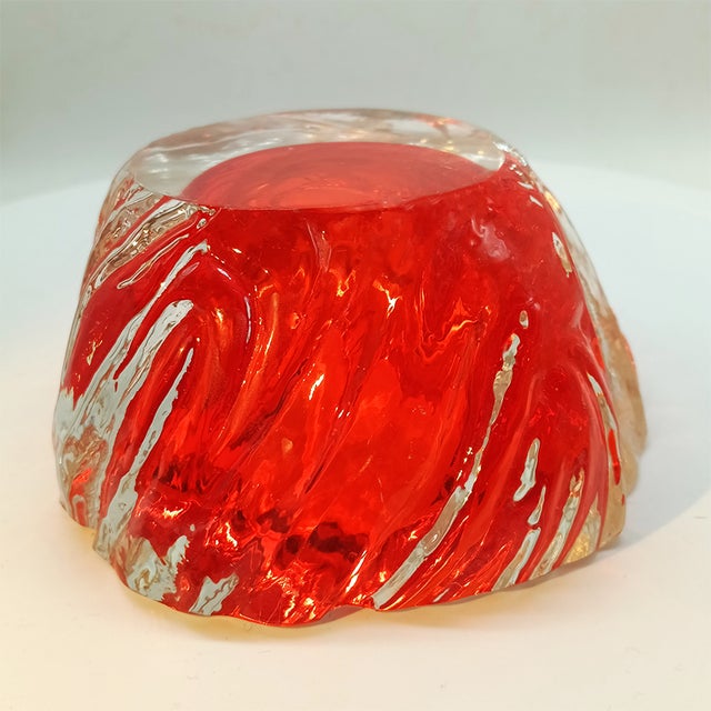 Large Geode Ashtray in Murano Glass by Flavio Poli for Seguso, 1960s For Sale - Image 11 of 12