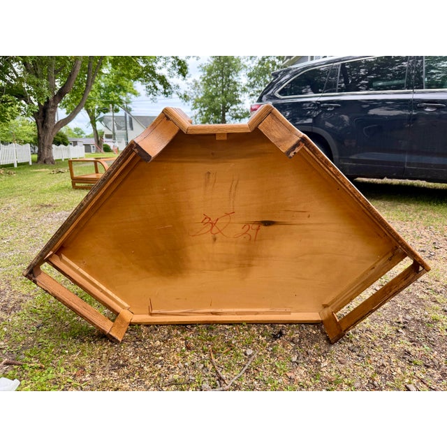 1980s Post Modern Lou Hodges Inspired Oak & Smoked Glass Living Room Set by the Stratford Company For Sale - Image 12 of 12