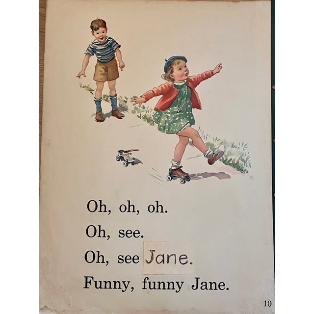 Vintage Framed Children’s Storybook Prints – Pair of Whimsical Nursery Illustrations For Sale - Image 13 of 13