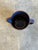 Ceramic Pitcher With Flared Spout and Cobalt Blue Glaze Gefle Kosmos Mid-Century Modern 1960s For Sale - Image 9 of 9