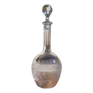 Model Nancy Crystal Decanter from Baccarat, 1930s For Sale