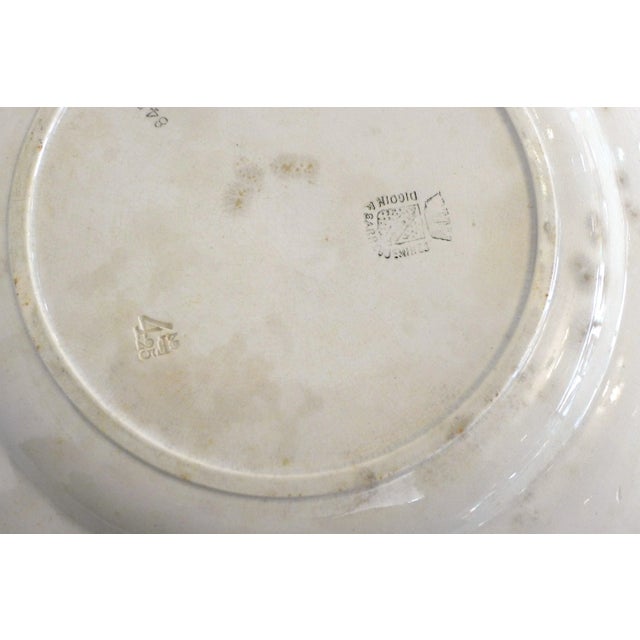 Art Nouveau Terre De Fer Plate Dish in Earthenware by Digoin Sarreguemines, 1890s For Sale - Image 3 of 11