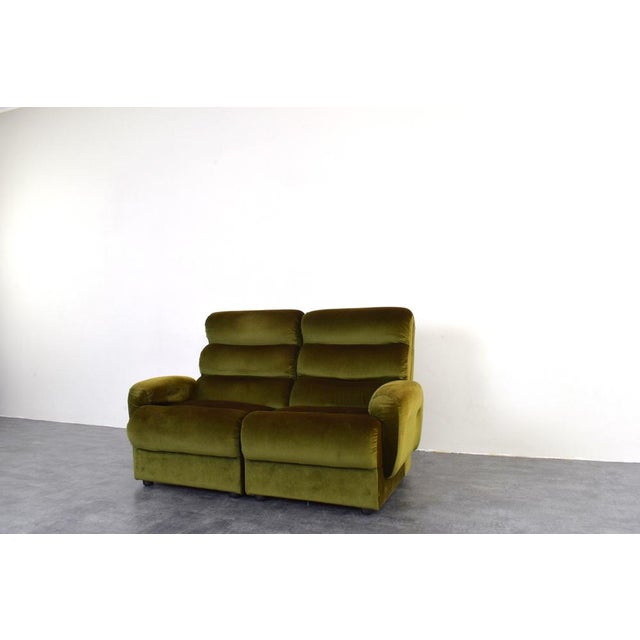 Mid-Century Modern Mid-Century Modern German Modular Sofa, 1970s, Set of 2 For Sale - Image 3 of 12