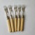 Antique English Sheffield Epns A1 Silverplate Forks Set of 5 For Sale - Image 13 of 13