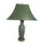 Mid 20th Century Art Nouveau Green Glass Table Lamp For Sale