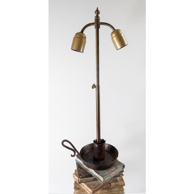 Mid-Century Carved Wood Book Stack Table Lamp For Sale - Image 9 of 10