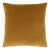 Scalamandre 22" x 22" Tudor Velvet Pillow in Bourbon For Sale