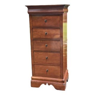 Kincaid Louis Philippe Style Cherry 6 Drawer Lingerie Chest For Sale