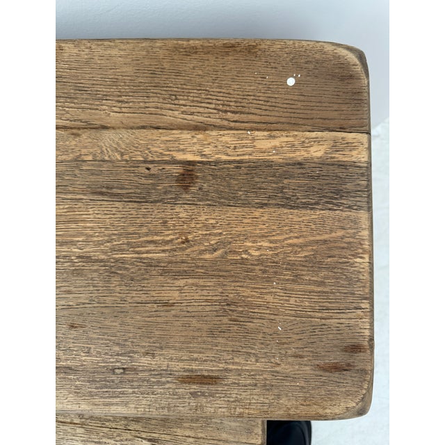 Set of Three Vintage Raw Wood Rustic Nesting Tables | Chairish