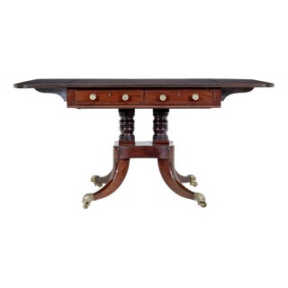 Early Victorian Mahogany Sofa Table, 1840s For Sale