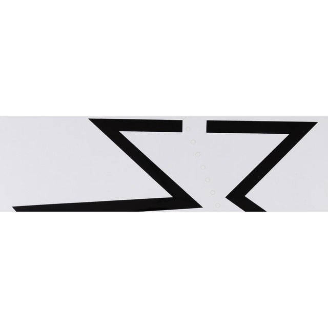 Lucio Fontana, Concetto Spaziale Nero, Original Signed Silkscreen Poster For Sale - Image 4 of 6