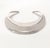 Mid-Century Modern 1990s Heavy Anticlastic Choker, Modernist Gerhard Herbst Studios Silver Collar For Sale - Image 3 of 6