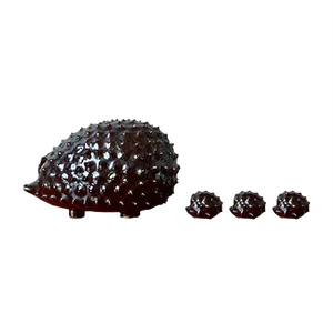Mid-Century Ceramic Hedgehog Figurines from Jupiler, Set of 4