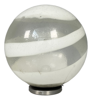 Italian Modern Murano Opaline Glass Table Lamp, 1970s