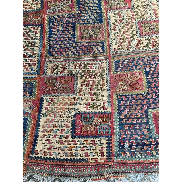Caucasian Verneh Embroidered Kilim For Sale - Image 17 of 18