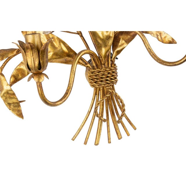 Gilded Brass Applique in the style of Hans Kogl, late 20th Century. 2 lights, very good condition. Up to 250V (Europe/UK...