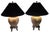 Vintage Oriental Accent Jungle Ginger Jar Table Lamps, Tiger Zebra Leopard — A Pair For Sale - Image 4 of 12