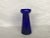 Modern Cobalt Blue Glass Hyacinth Vase For Sale - Image 3 of 11