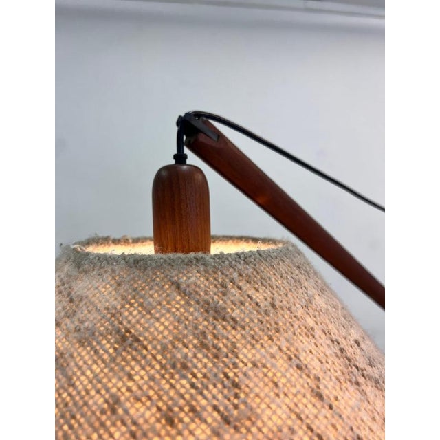Floor Lamp with Adjustable Arm and Counterweight, Denmark, 1970s For Sale - Image 10 of 11