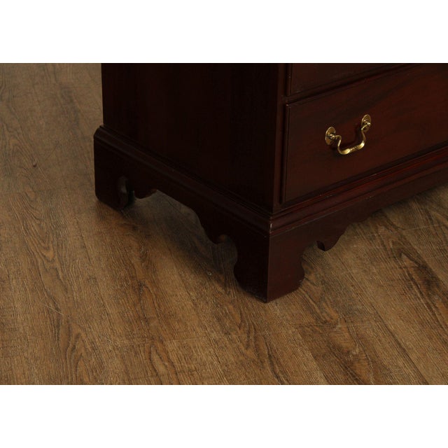 Link Taylor Chippendale Style Mahogany Chest on Chest For Sale - Image 9 of 18
