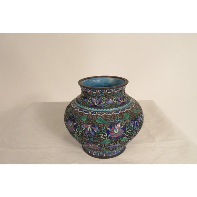 1910 Cloisonné Vase For Sale In New York - Image 6 of 9