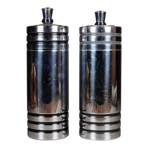 Art Deco Chase "Gaiety" Cocktail Shakers C.1930