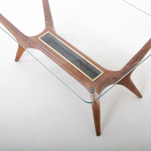 Mid-Century Modern 1950s Italian Modernist Cocktail Table Attributed to Gio Ponti For Sale - Image 3 of 18