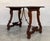 Side Table of Walnut with Carved Lyre Legs and Top, Spanish, 19th Century For Sale In Miami - Image 6 of 18