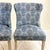 Navy Blue Vintage Hollywood Regency Traditional Slipper Chairs - A Pair. For Sale - Image 8 of 11