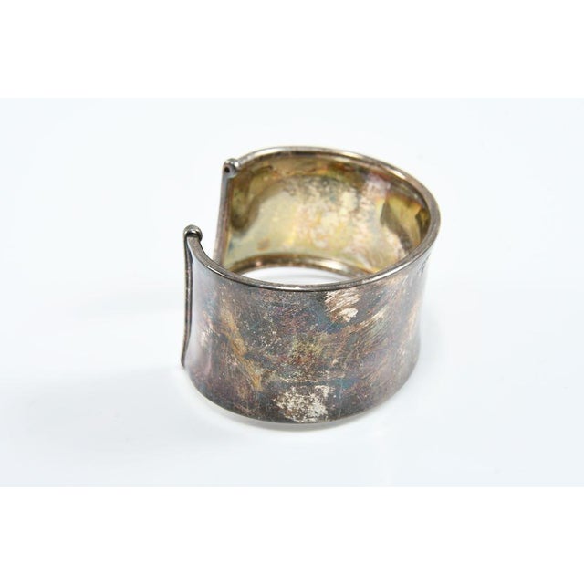 Vintage 925 Silver Bangle, 1970s For Sale - Image 6 of 7