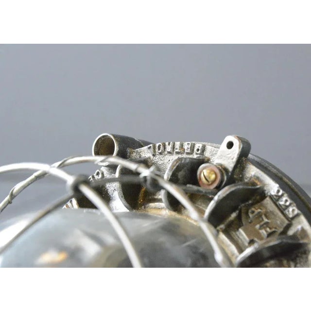 Explosion Proof Pendant Lights by Wardle, 1930s, Set of 2 For Sale - Image 11 of 13