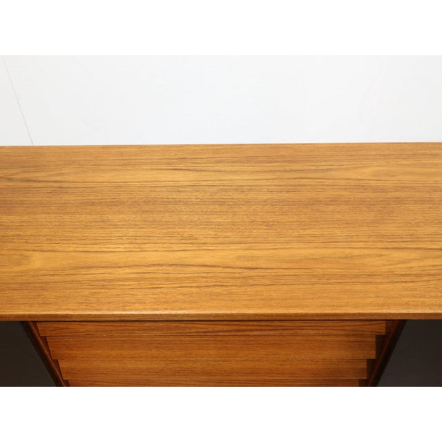 Mid Century Modern Vintage Teak Credenza Sideboard by Nils Jonsson for p.s Hegg For Sale - Image 12 of 13