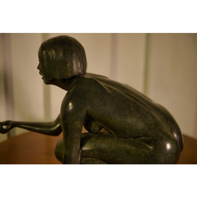 Bronze Sculpture of a Woman by Norbert Treca, 2000s For Sale - Image 11 of 13