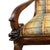 Vintage Upholstered Walnut Armchair For Sale - Image 5 of 6