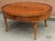 Contemporary 13 Alfonso Marina La Mesa Inlaid Mahogany Oval Coffee Table For Sale - Image 3 of 10