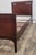 Traditional Vintage Twin Size Cherry Sleigh Bed For Sale - Image 3 of 8