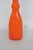 Mid 20th Century Orange Art Glass Vase Elongated Cylindrical Neck Mid Century Modern Style 4923b For Sale - Image 5 of 12