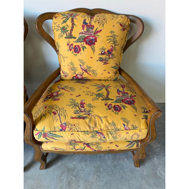 Vintage Palm Beach Style Lounge Chairs – Set of 2 For Sale - Image 4 of 12