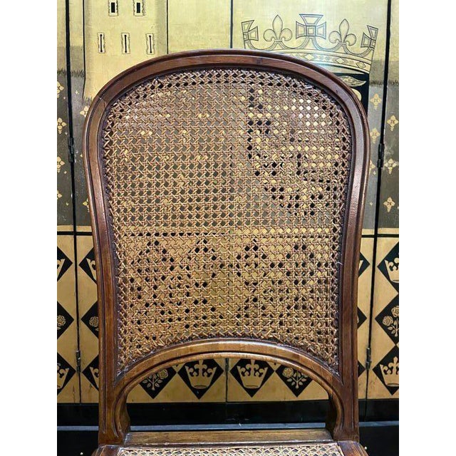 Louis Xvi Style Cane Dining Chairs, Set of 6 For Sale - Image 10 of 11