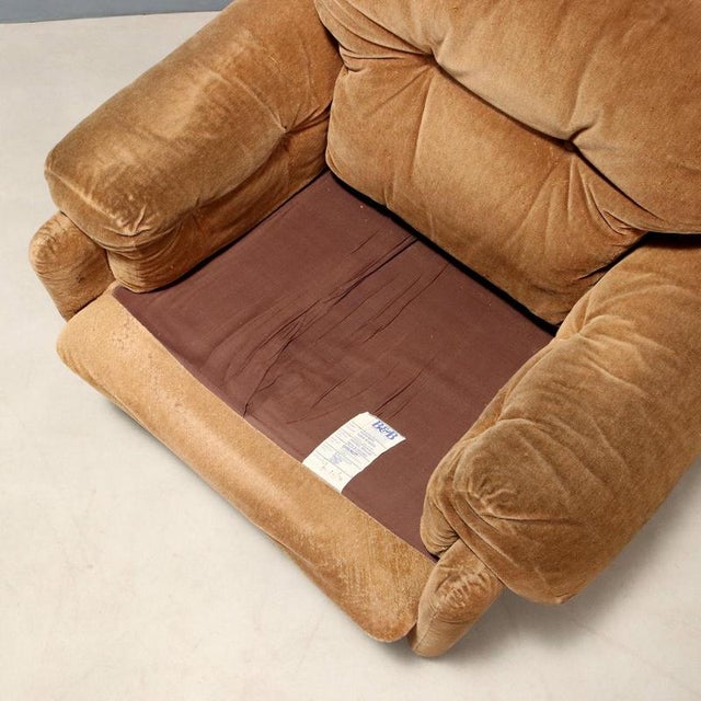 Brown Vintage Coronado Lounge Chair by Afra & Tobia Scarpa For Sale - Image 8 of 11