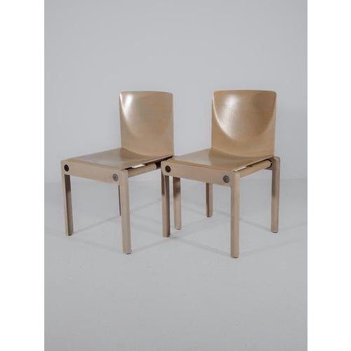 1970s Stacking Chairs by Gerd Lange for Thonet, 1970s, Set of 6 For Sale - Image 5 of 18