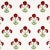 Sample - Schumacher Saranda Flower Fabric in Cardinal For Sale