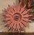 Mid-Century Spanish Carved Giltwood Sunburst Wall Clock With Mirrored Insets For Sale In Dallas - Image 6 of 7