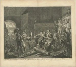 Cruelty of the Spaniards in Antwerp, 1730, Paper