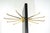 Vintage Swivel Coat Rack in Black Lacquered Wood and Brass, 1960s For Sale - Image 3 of 6