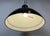 Industrial Black Enamel Factory Pendant Lamp, 1950s For Sale - Image 10 of 18