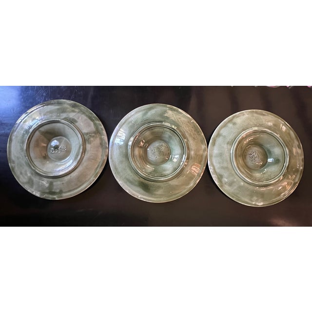 French Oyster Plate by Longchamp Terre De Fer, C. 1900 For Sale - Image 12 of 12