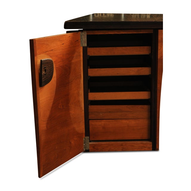 Modern Organic Statement Desk with Drawers from An Alun Heslop, 1990s For Sale - Image 3 of 7