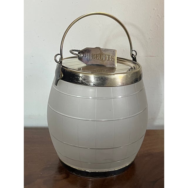 Antique 19th Century English Silverplate Biscuit Barrel For Sale - Image 13 of 18